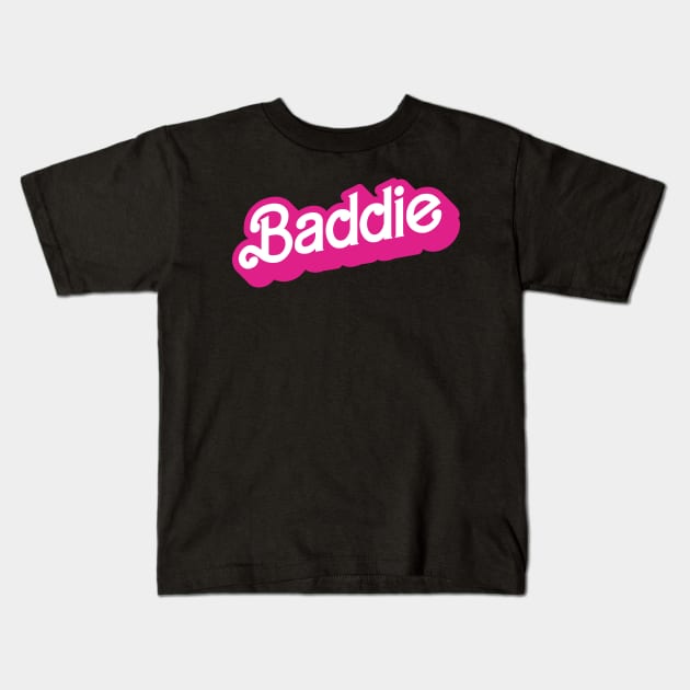 Baddie Kids T-Shirt by Kevin Adams Designs